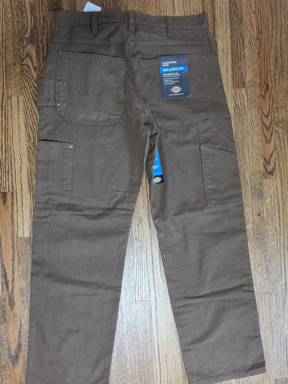 Dickies Men’s Cargo Carpenter Pants Brown